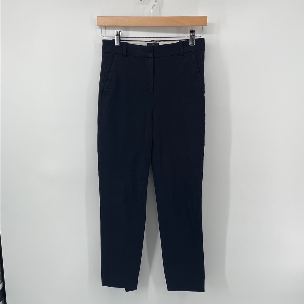 J. Crew High-Rise Cameron Pant in Navy 2 G5